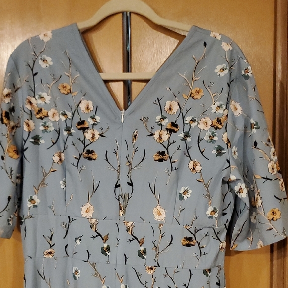 Floral Dress in Blue - Picture 8 of 15